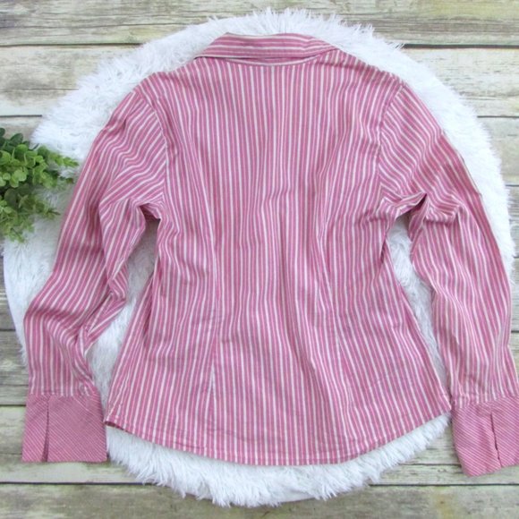 Mossimo Striped Collar Blouse - Picture 4 of 7